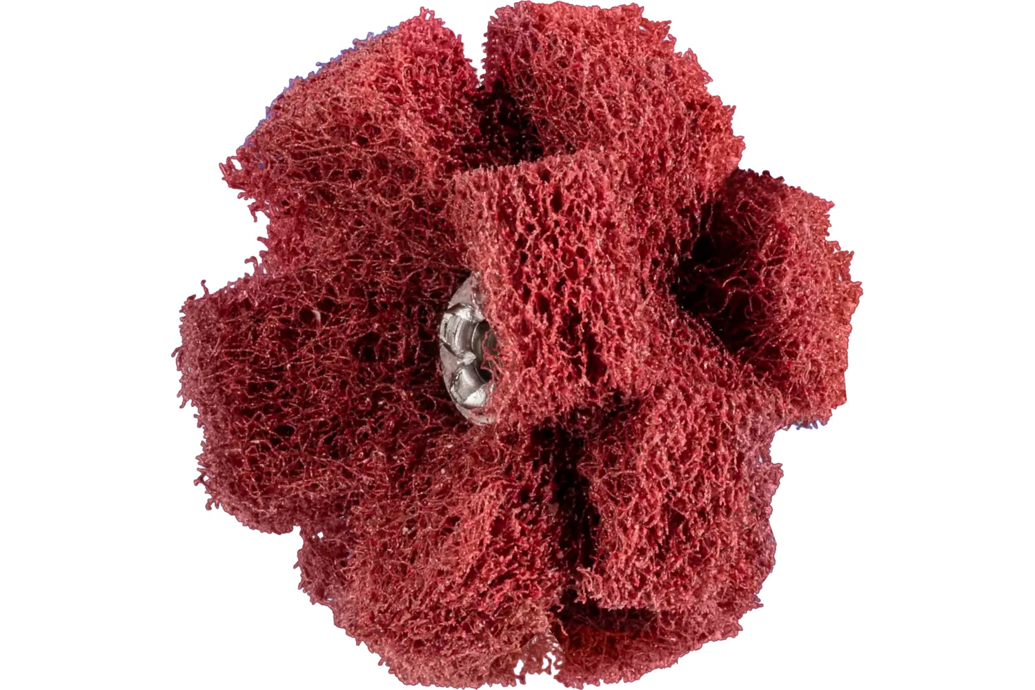 Picture of Pferd Polinox® Cross Buff, 1-1/2", 3 Layers, 8-32 Thread, 280 Grit Fine, Aluminum oxide